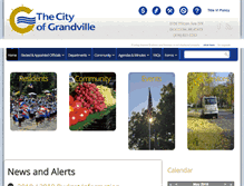 Tablet Screenshot of cityofgrandville.com